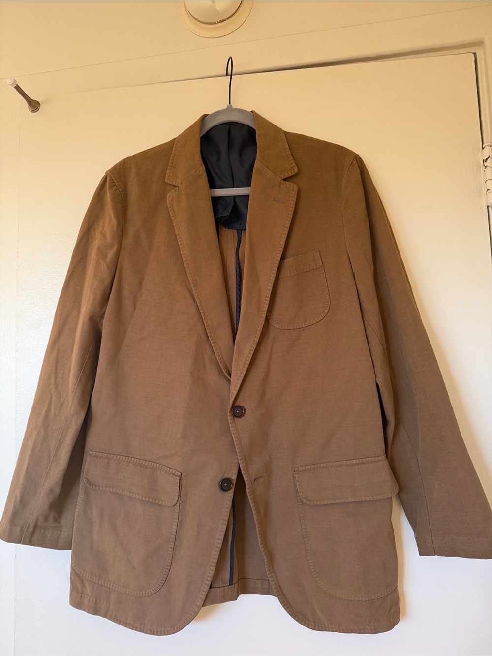 Sid Mashburn Brown Cotton Sport Coat